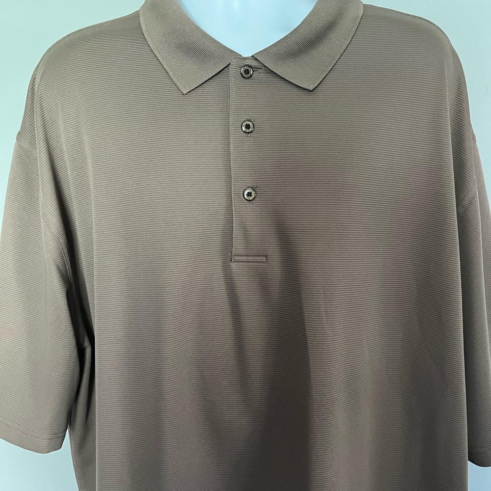 Grand Slam Golf polo shirt. Taupe. Size 3XLT. Short sleeve Very good condition.
